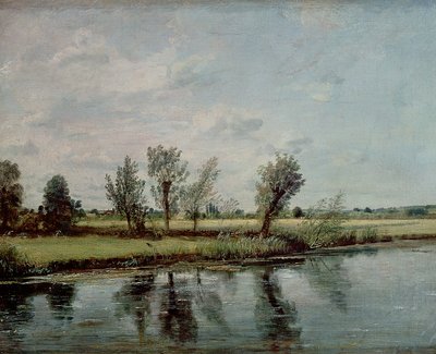 Water Meadows near Salisbury, c.1820 by John Constable
